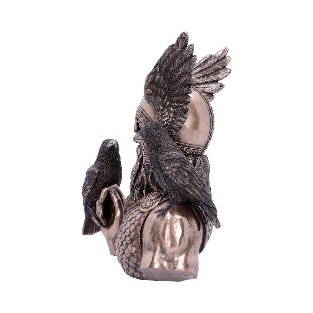 Bronze Odins Messengers Norse God Bust: 3 - Figures & Collectables By Gift Moments