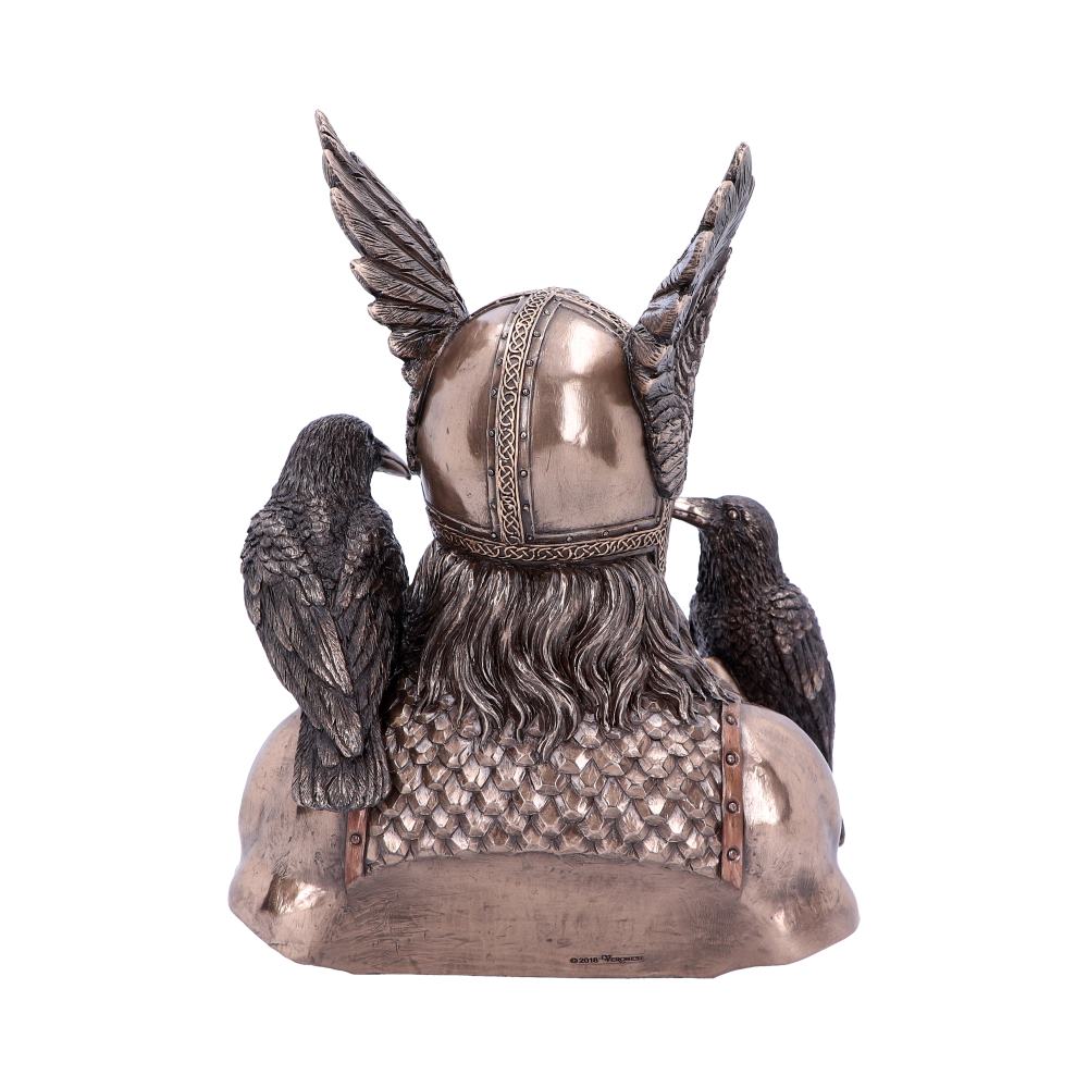 Bronze Odins Messengers Norse God Bust: 4 - Figures & Collectables By Gift Moments