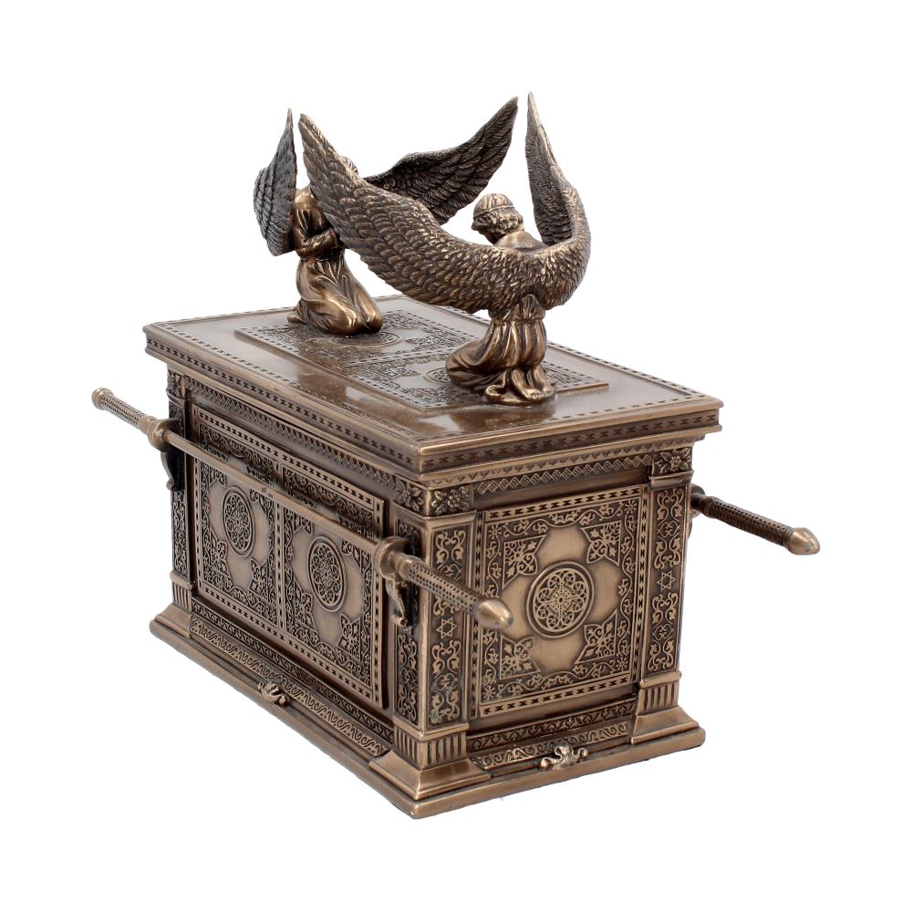 Bronzed Ark of the Covenant With Winged Cherrubs 28cm: 3 - Boxes By Gift Moments