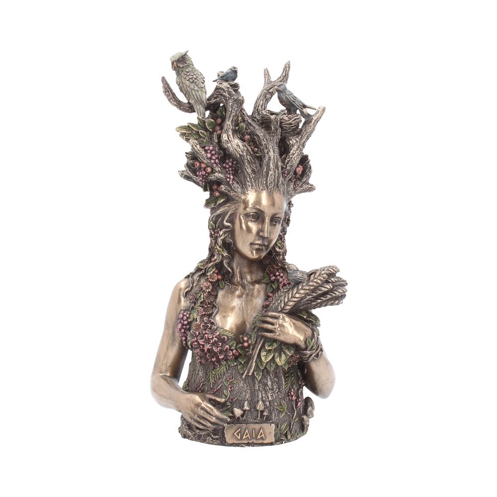 Bronzed Mother Earth Gaia Bust 26cm - Shop Figures & Collectables At Gift Moments - 2