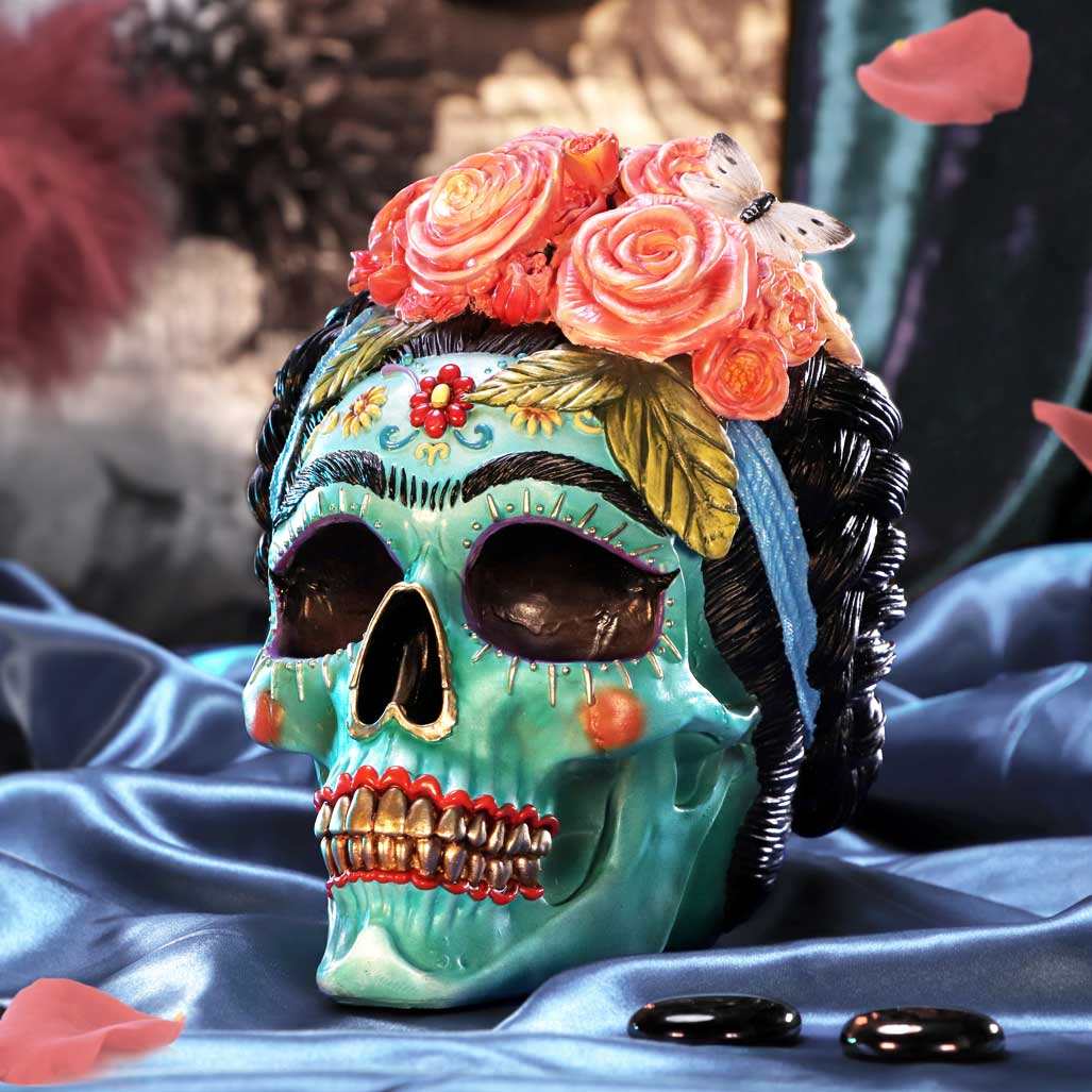 Calavera de Azucar Mexican Skull 19cm: 1 - Figures & Collectables By NN Designs