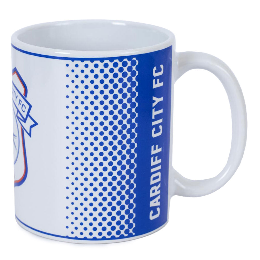 Cardiff City FC Fade Mug: 3 - Mugs By Cardiff City