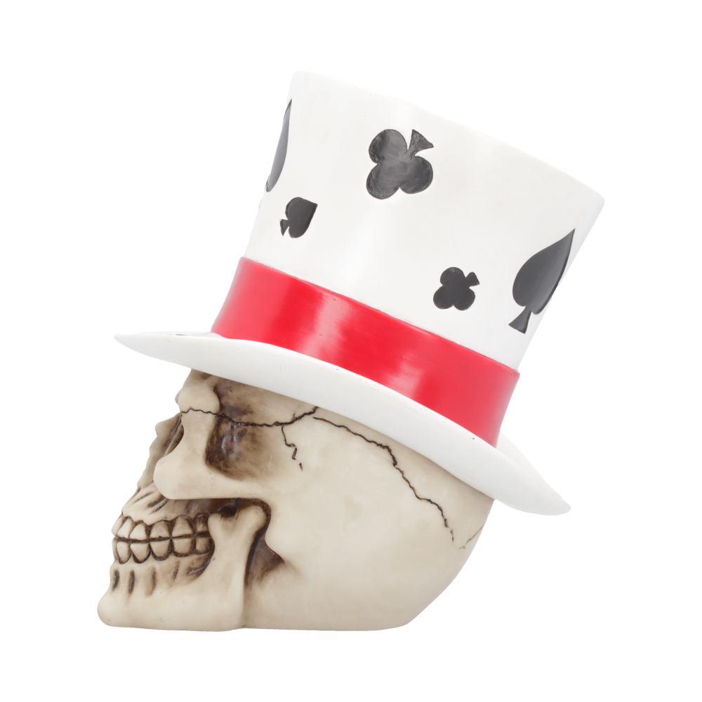 Casino Jack Lucky Top Hat Skull 20cm: 4 - Figures & Collectables By Gift Moments