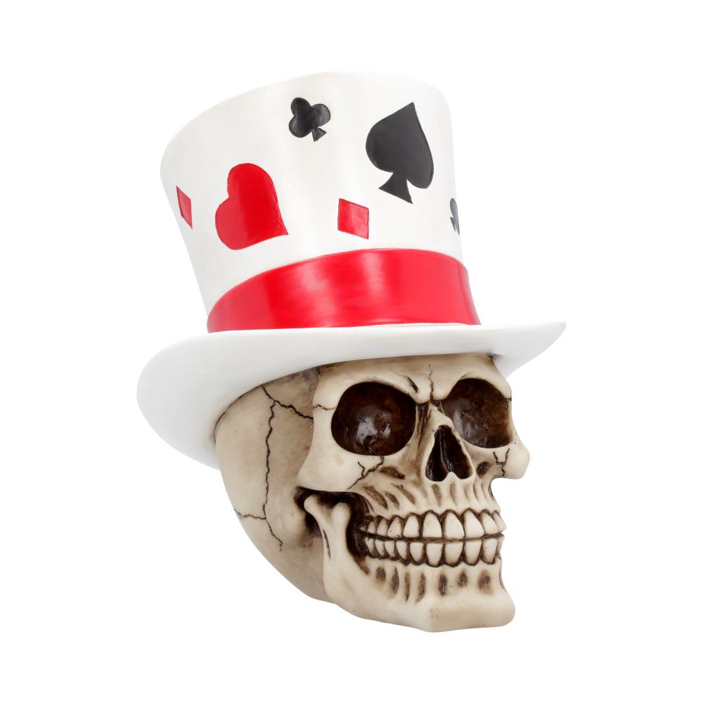 Casino Jack Lucky Top Hat Skull 20cm: 2 - Figures & Collectables By Gift Moments