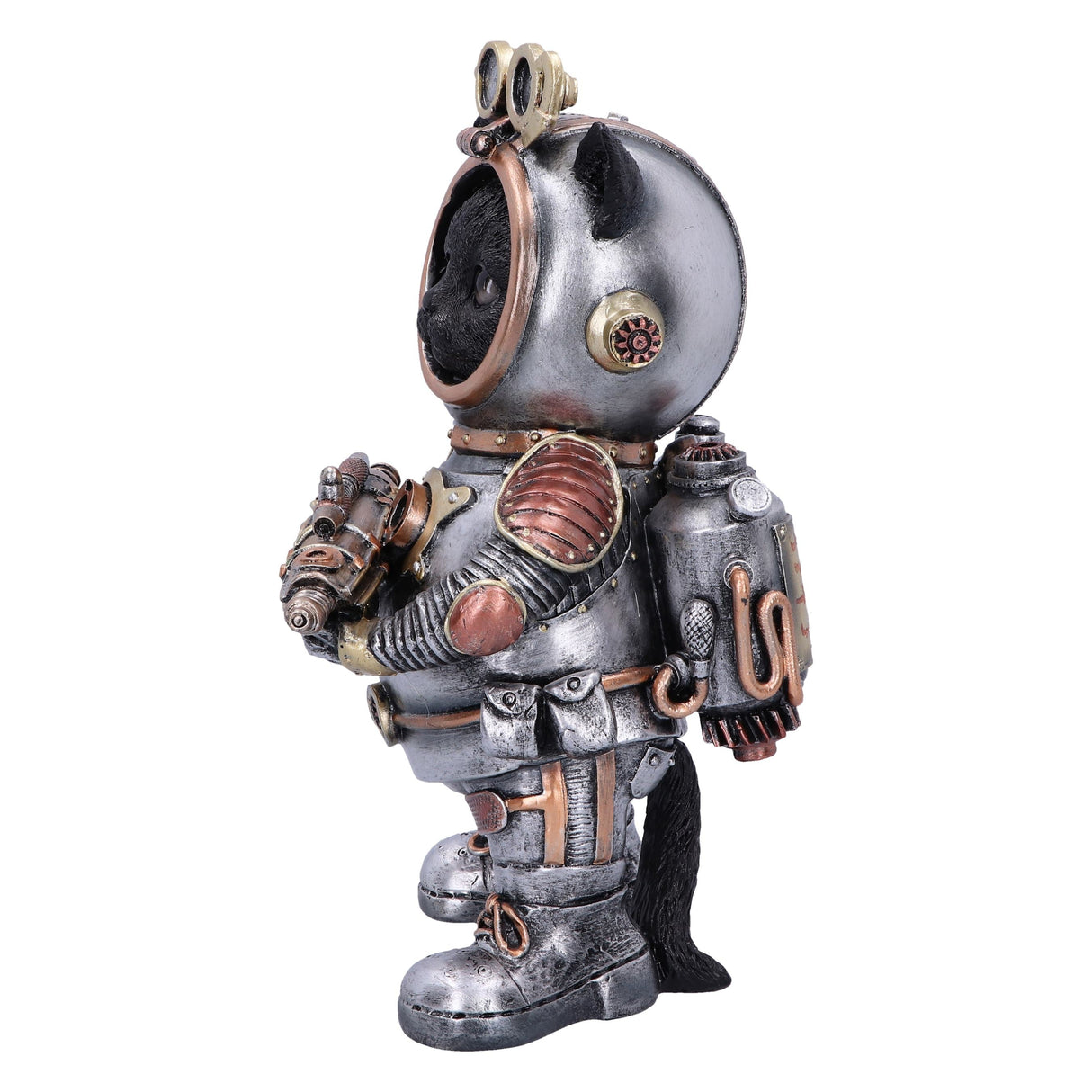 Cat-tack Space Steampunk Figurine - Shop Figures & Collectables At Gift Moments - 3