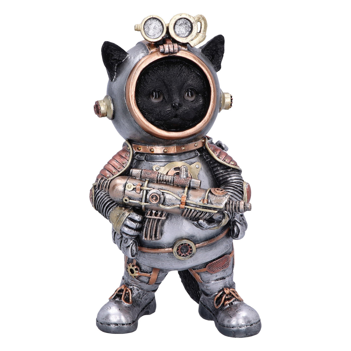 Cat-tack Space Steampunk Figurine - Shop Figures & Collectables At Gift Moments - 2