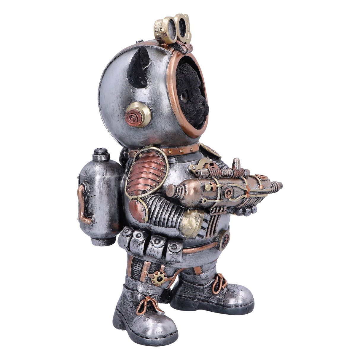 Cat-tack Space Steampunk Figurine - Shop Figures & Collectables At Gift Moments - 5