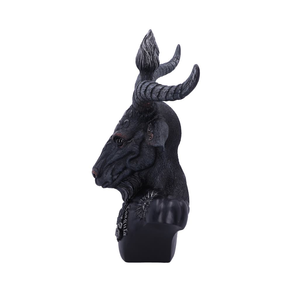 Celestial Black and Silver Baphomet Bust: 3 - Figures & Collectables By NN Designs