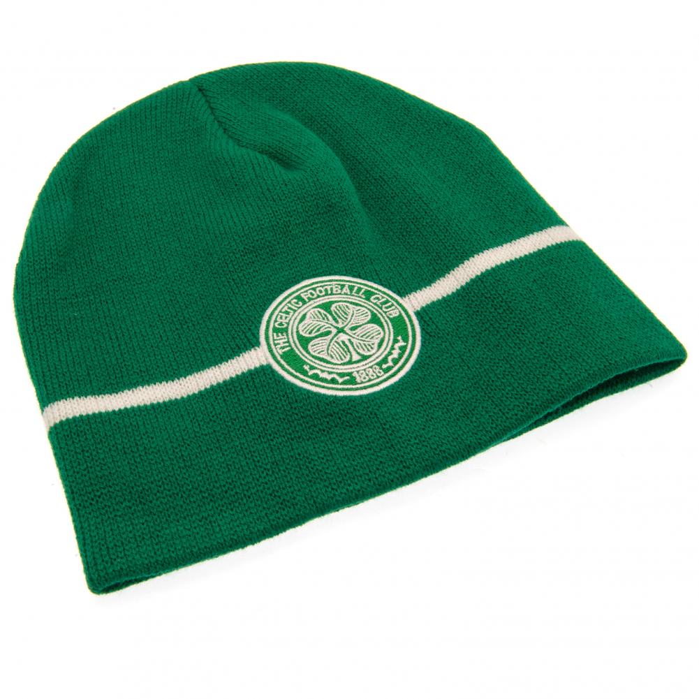 Celtic FC Stripe Beanie - Shop Caps & Hats At Gift Moments - 2