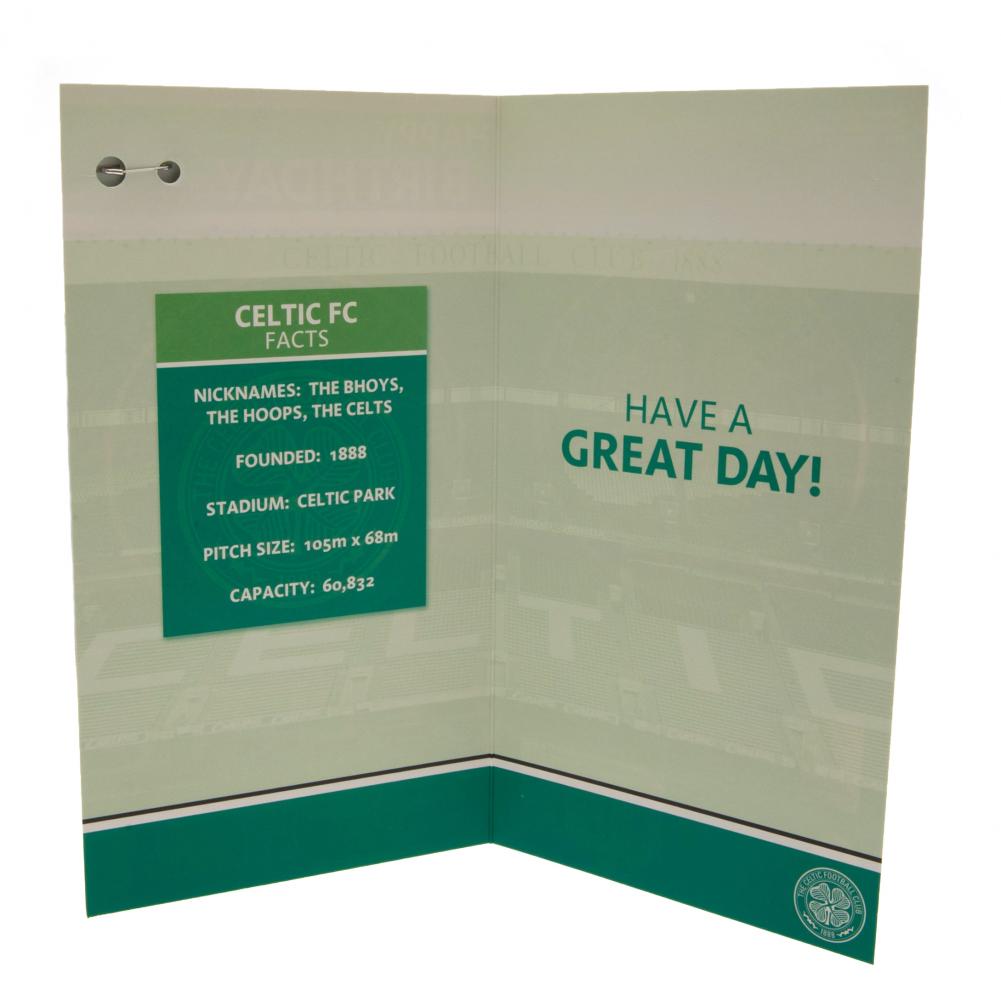 Celtic FC Birthday Card & Badge: 3 - Greeting Cards By Celtic