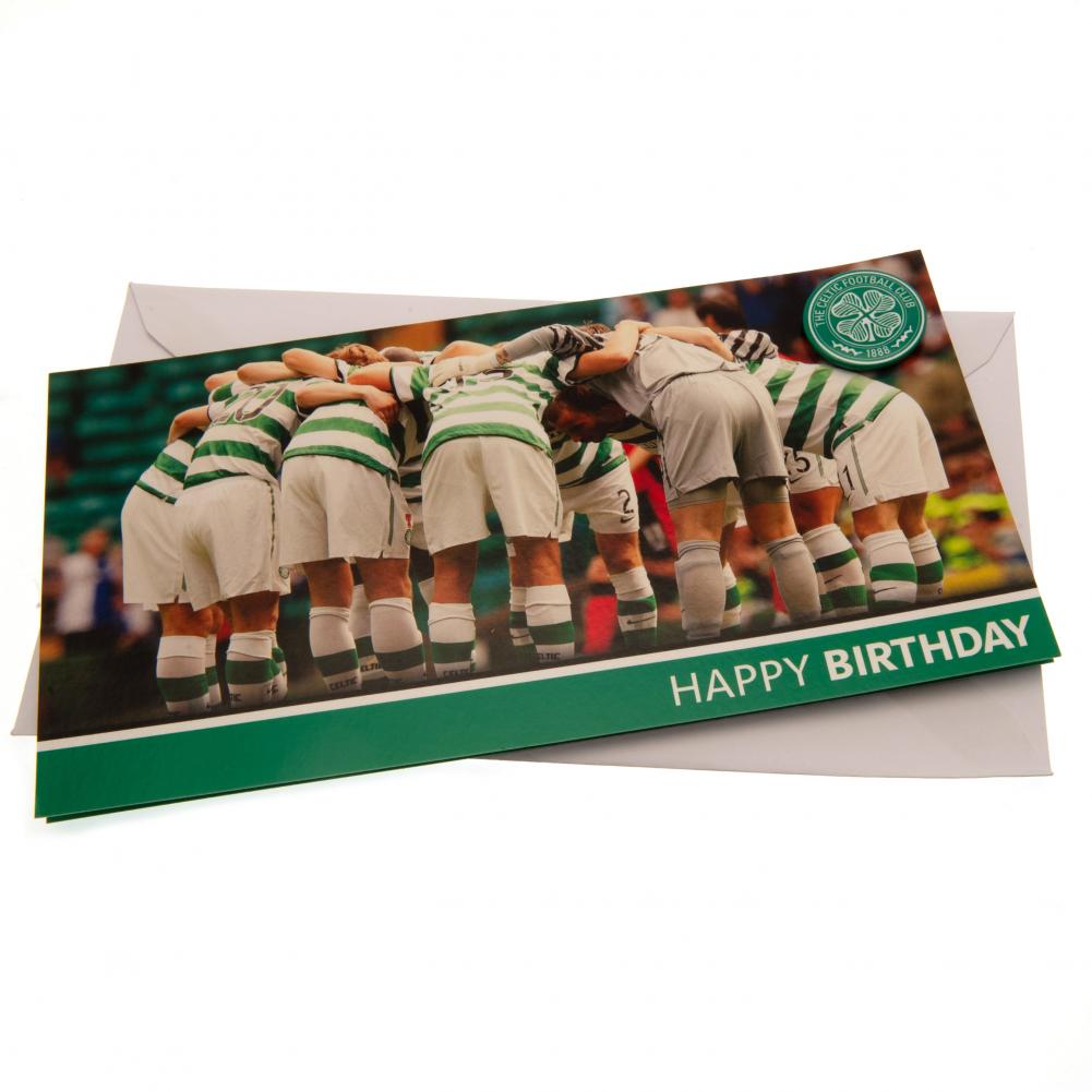 Celtic FC Huddle Birthday Card: 1 - Greeting Cards By Celtic