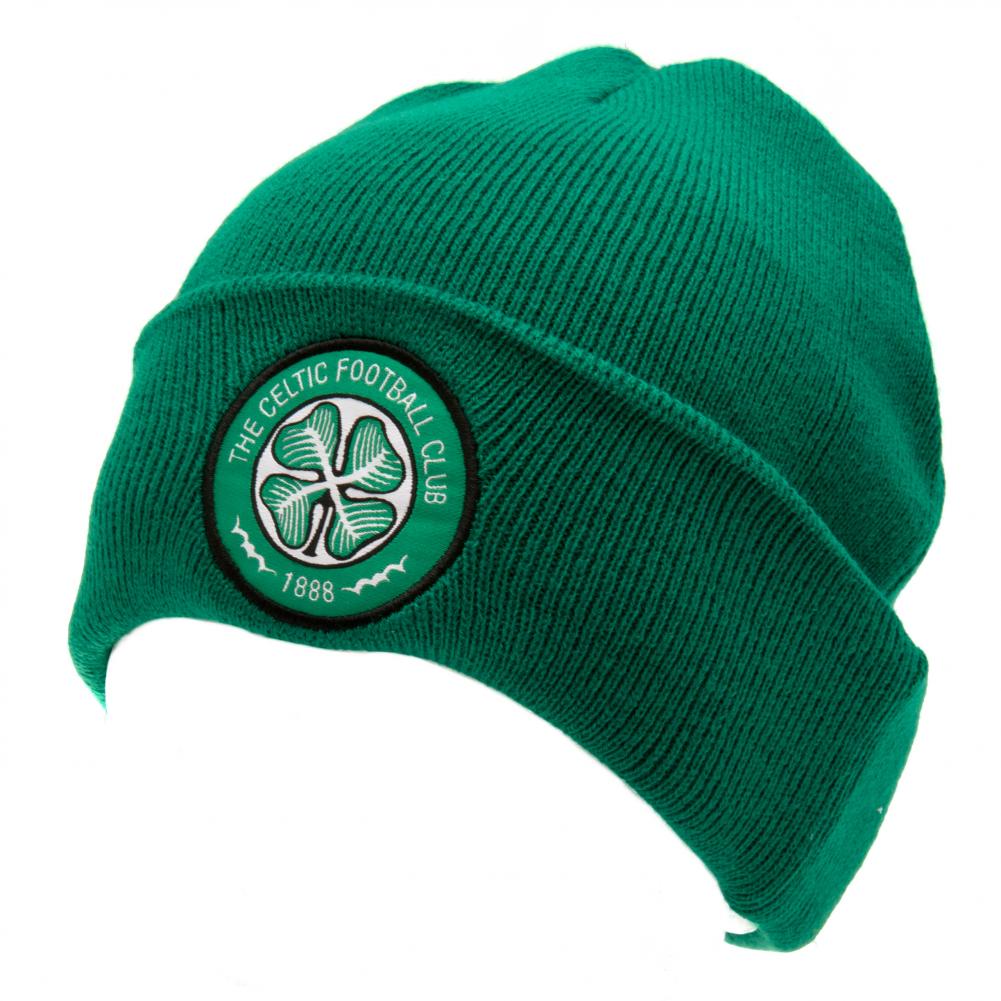 Celtic FC Green Cuff Beanie - Shop Caps & Hats At Gift Moments - 1