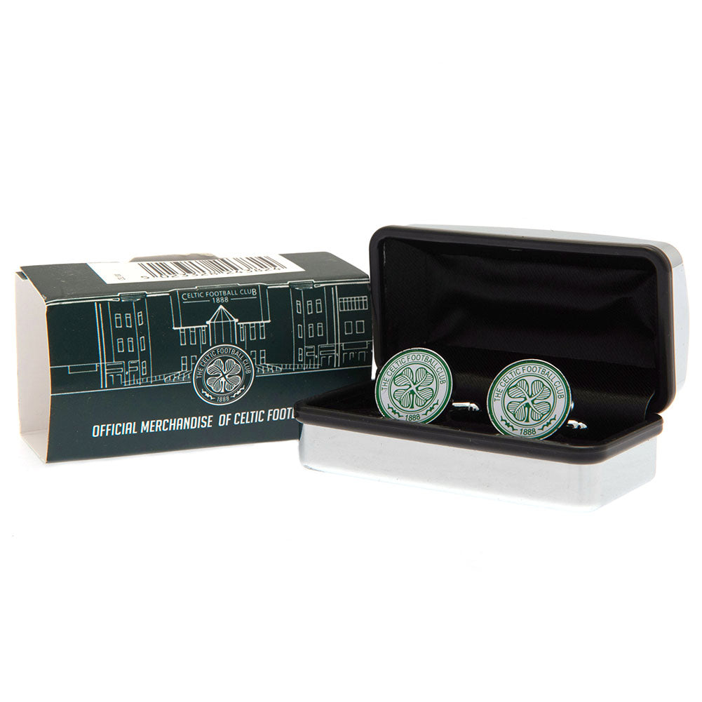 Celtic FC Cufflinks - Shop Cufflinks & Tie Slides At Gift Moments - 1