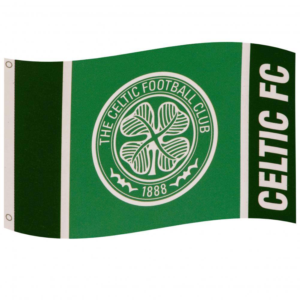 Celtic FC Wordmark Flag - Shop Flags & Banners At Gift Moments - 1