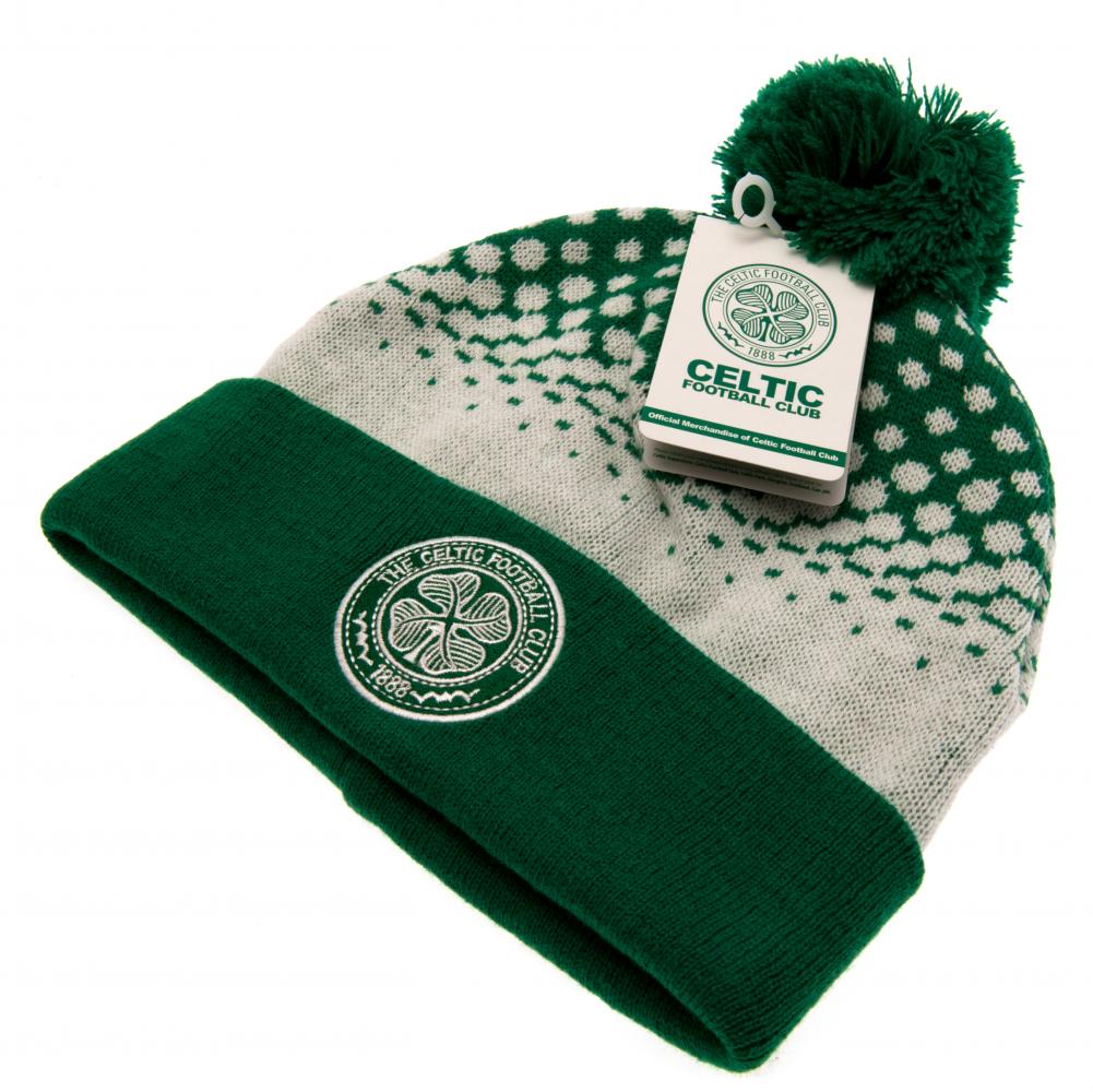 Celtic FC Fade Ski Hat: 3 - Caps & Hats By Celtic