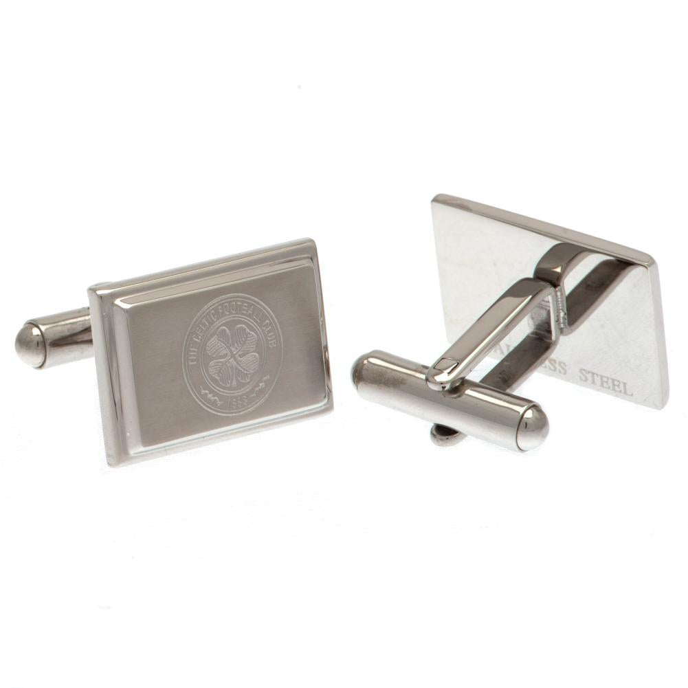 Celtic FC Tie Slide & Cufflink Set - Shop Cufflinks & Tie Slides At Gift Moments - 3