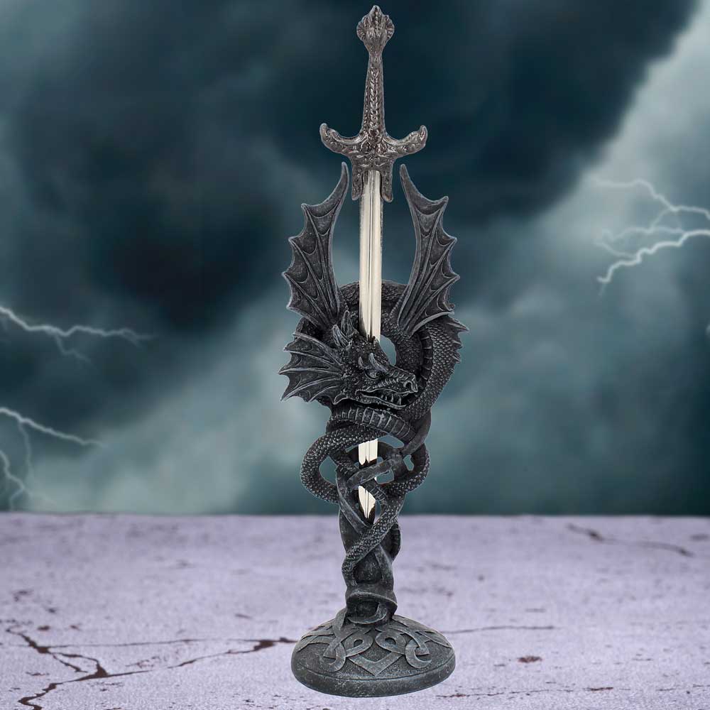 Celtic Realm Letter Opener Black Dragon Sword: 1 - Letter Openers By Gift Moments