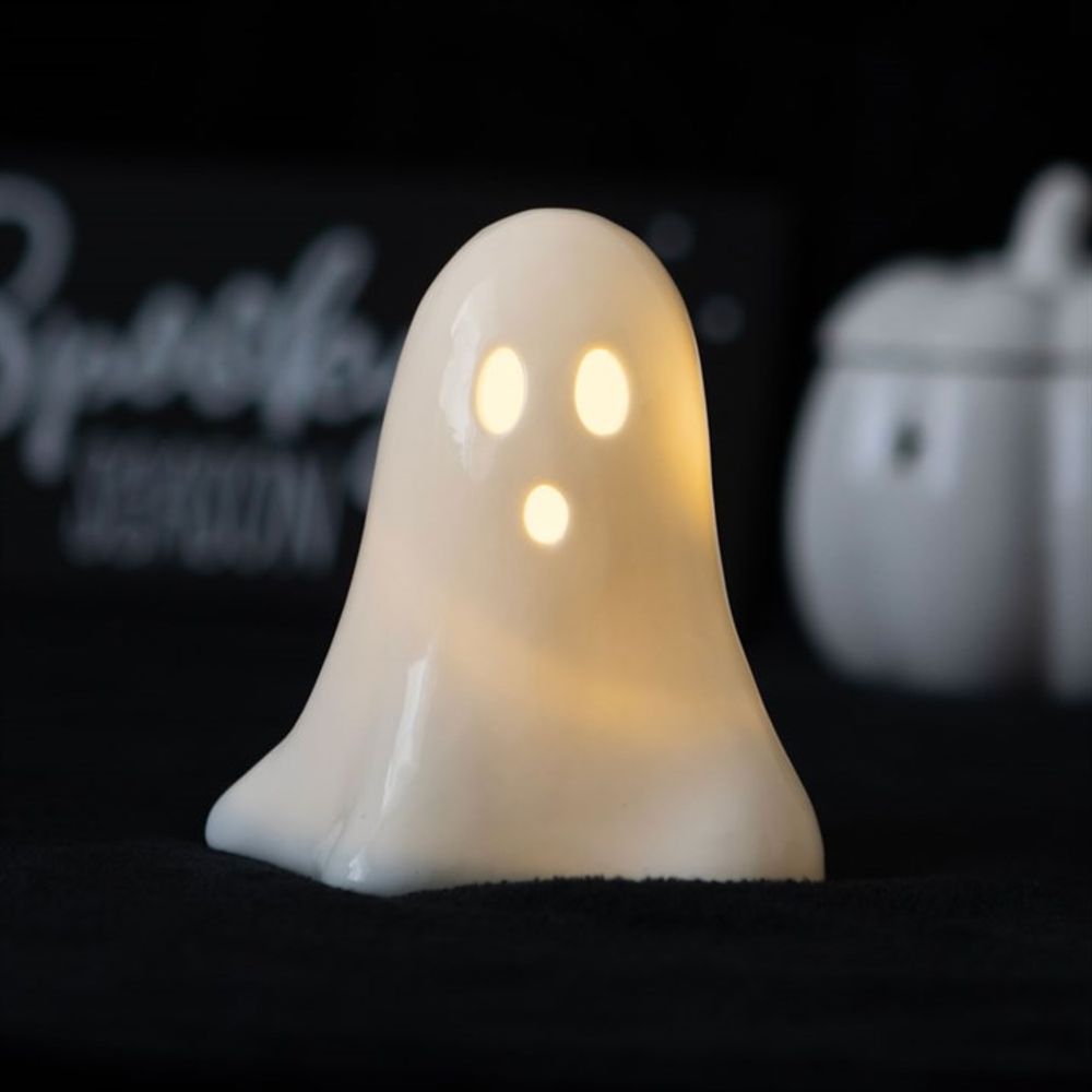 Ceramic Light Up LED Ghost: 1 - By Gift Moments