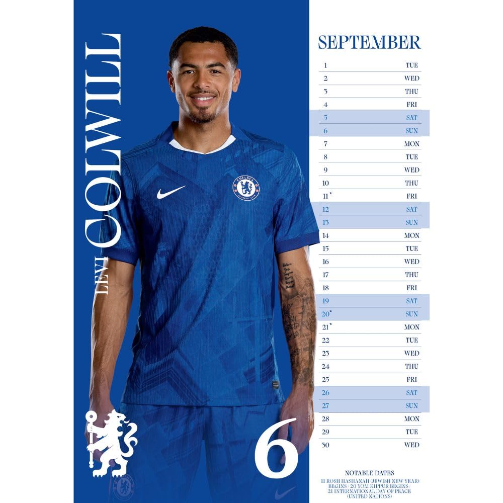 Chelsea FC A3 Calendar 2026: 2 - Calendars By Chelsea
