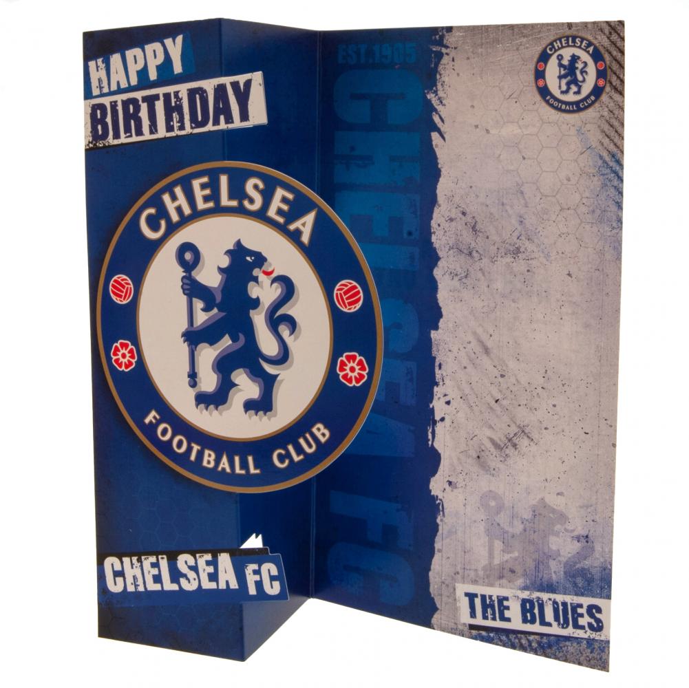 Chelsea FC The Blues Birthday Card: 3 - Greeting Cards By Chelsea
