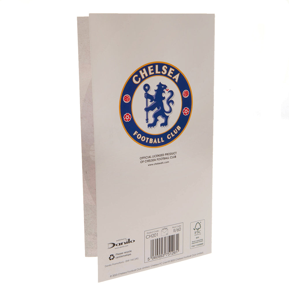 Chelsea FC Retro Shirt Birthday Card: 4 - Greeting Cards By Chelsea