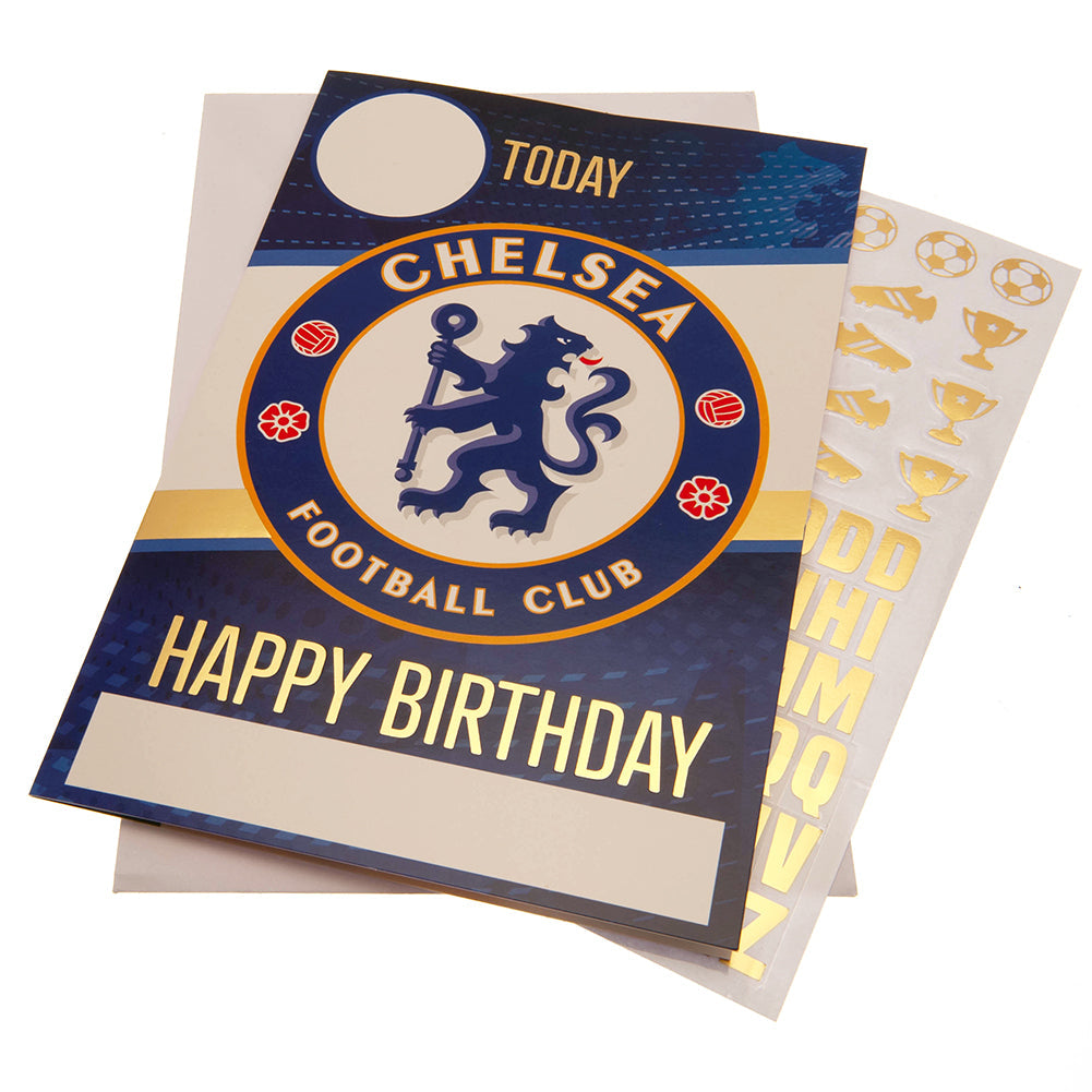 Chelsea FC Birthday Card With Stickers: 1 - Greeting Cards By Chelsea