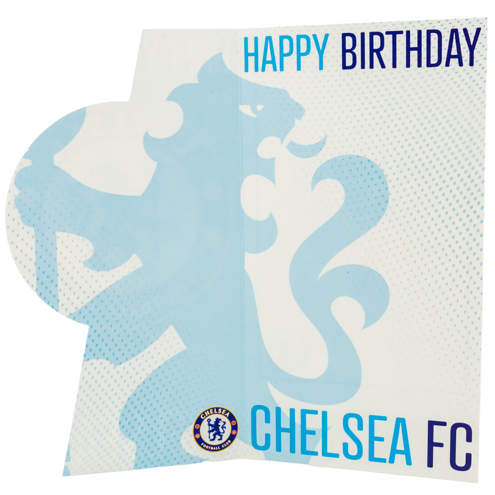 Chelsea FC Crest Birthday Card: 3 - Greeting Cards By Chelsea