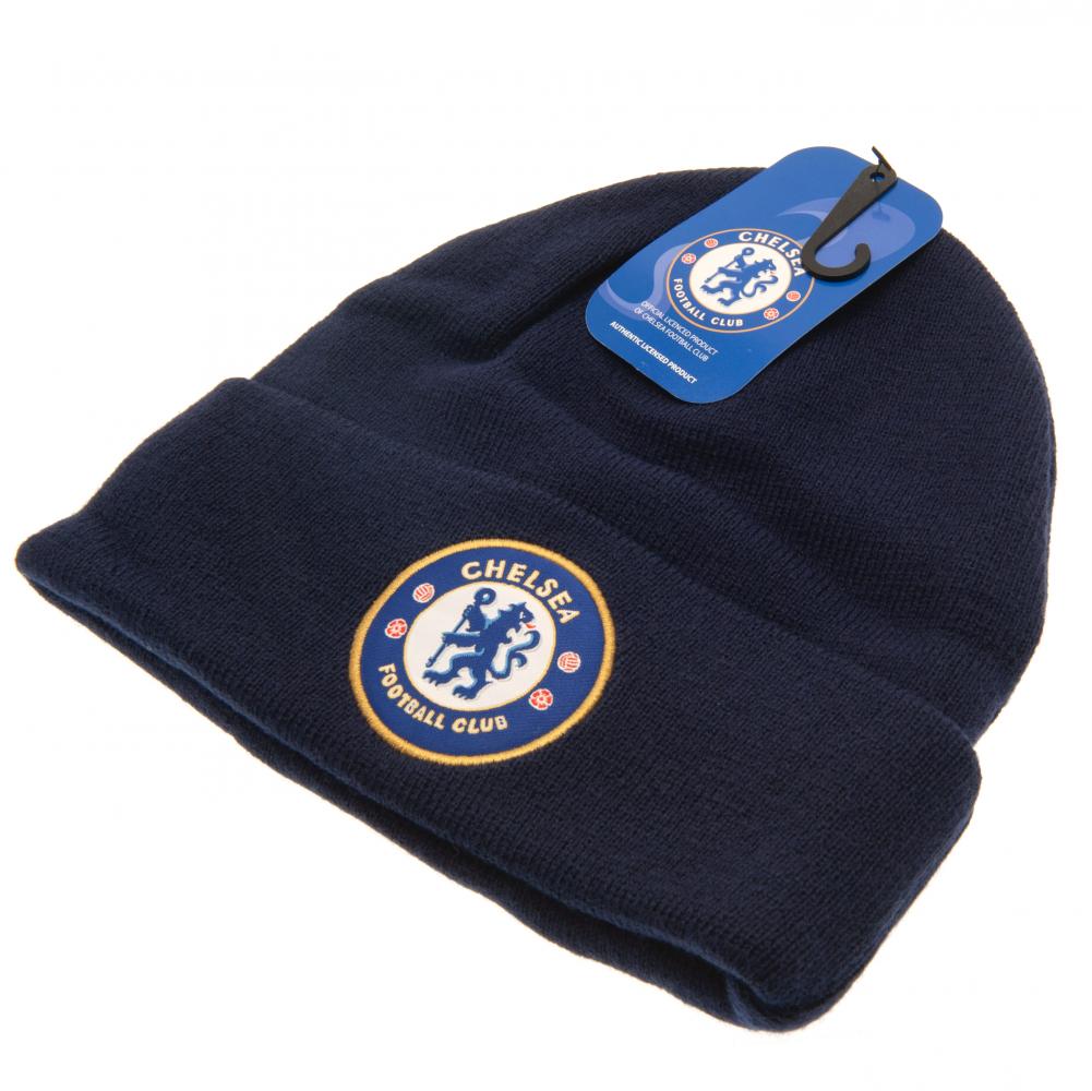 Chelsea FC Navy Cuff Beanie - Shop Caps & Hats At Gift Moments - 3