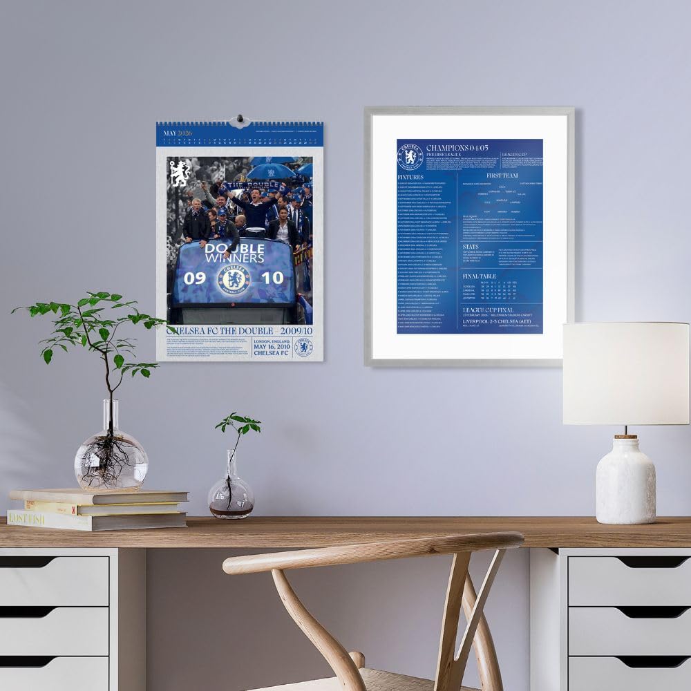 Chelsea FC Deluxe Calendar 2026: 6 - Calendars By Chelsea