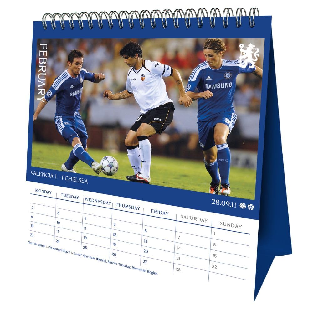 Chelsea FC Desktop Calendar 2026: 2 - Calendars By Chelsea