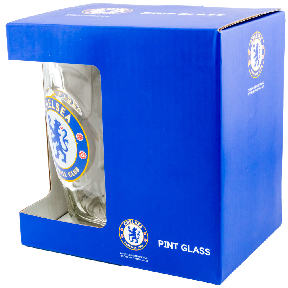 Chelsea FC Dimple Glass Tankard - Shop Glassware At Gift Moments - 2
