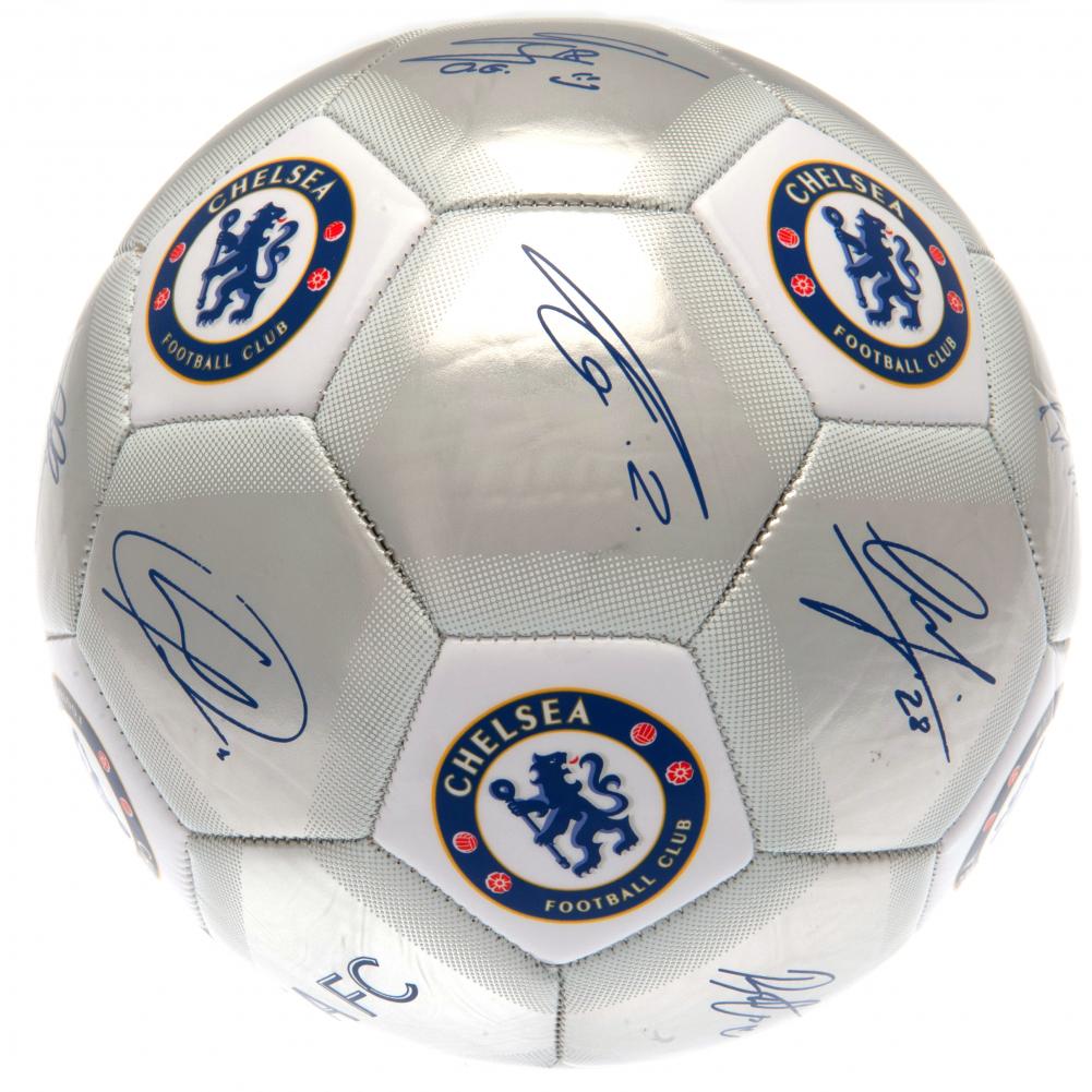 Chelsea FC Sig Silver Football: 4 - Balls By Chelsea