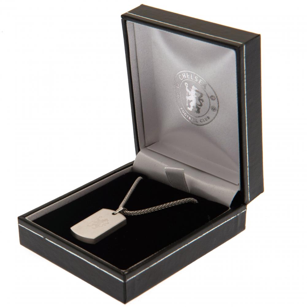 Chelsea FC Icon Dog Tag & Chain - Shop Jewellery At Gift Moments - 1