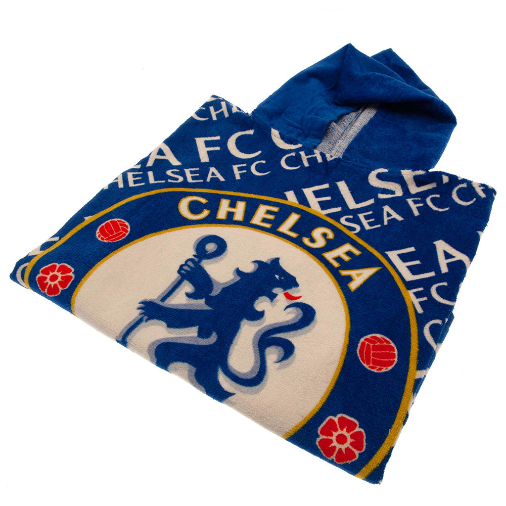 Chelsea FC Kids Hooded Poncho: 1 - Towels By Chelsea