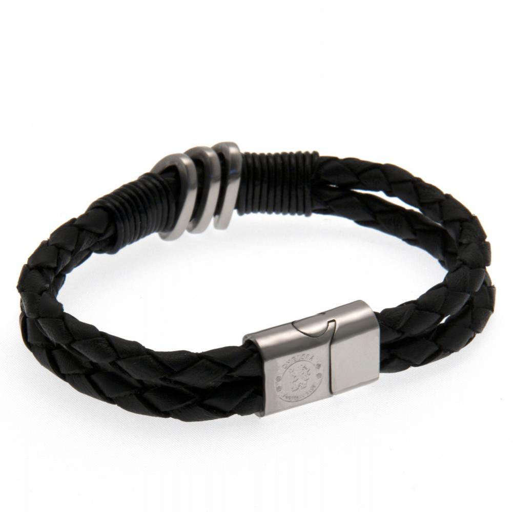 Chelsea FC Leather Bracelet - Shop Jewellery At Gift Moments - 1