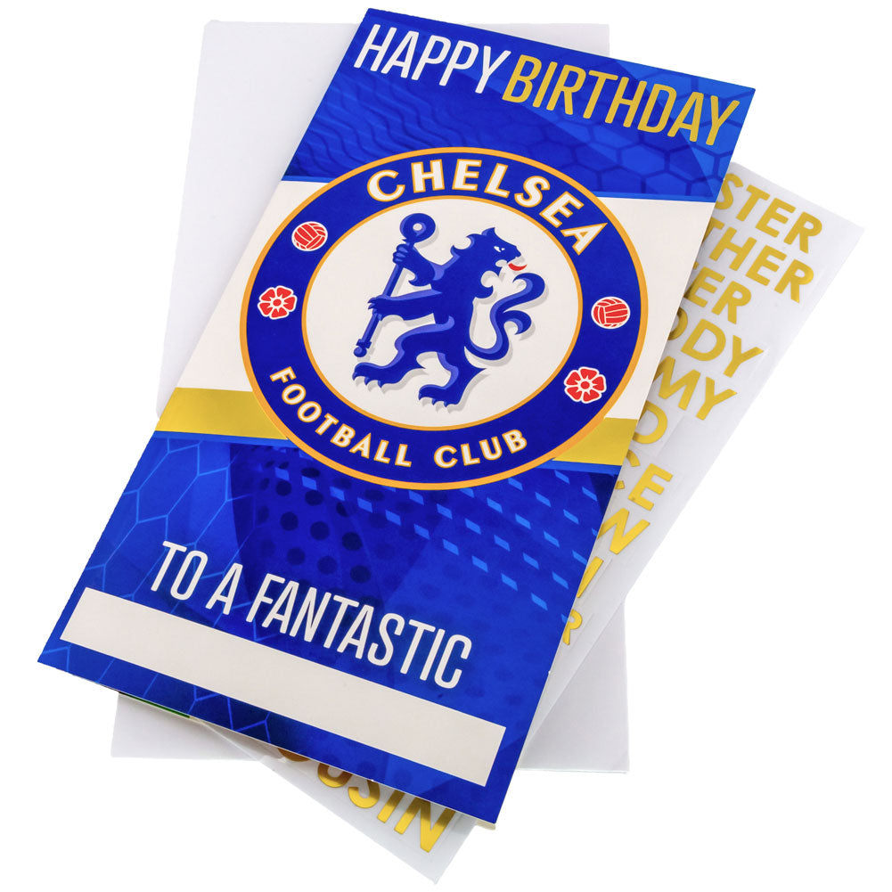 Chelsea FC Personalised Birthday Card: 1 - Greeting Cards By Chelsea