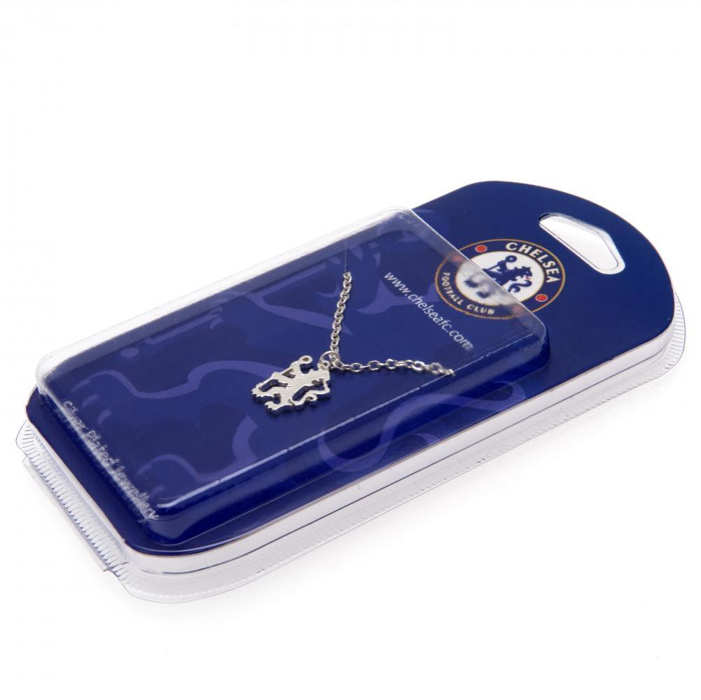 Chelsea FC Silver Plated Pendant & Chain LN - Shop Jewellery At Gift Moments - 1