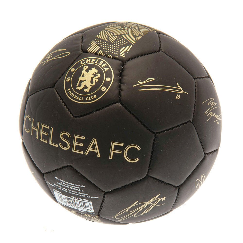 Chelsea FC Sig Gold Phantom Skill Ball - Shop Balls At Gift Moments - 2