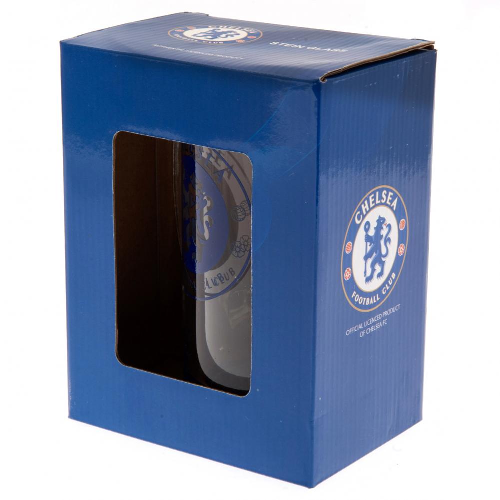 Chelsea FC Stein Glass Tankard - Shop Glassware At Gift Moments - 3