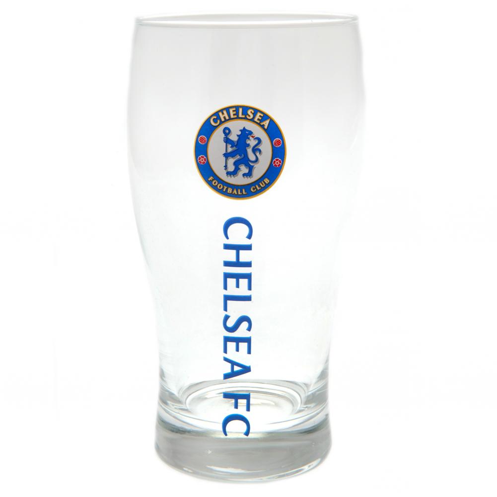 Chelsea FC Tulip Pint Glass - Shop Glassware At Gift Moments - 1