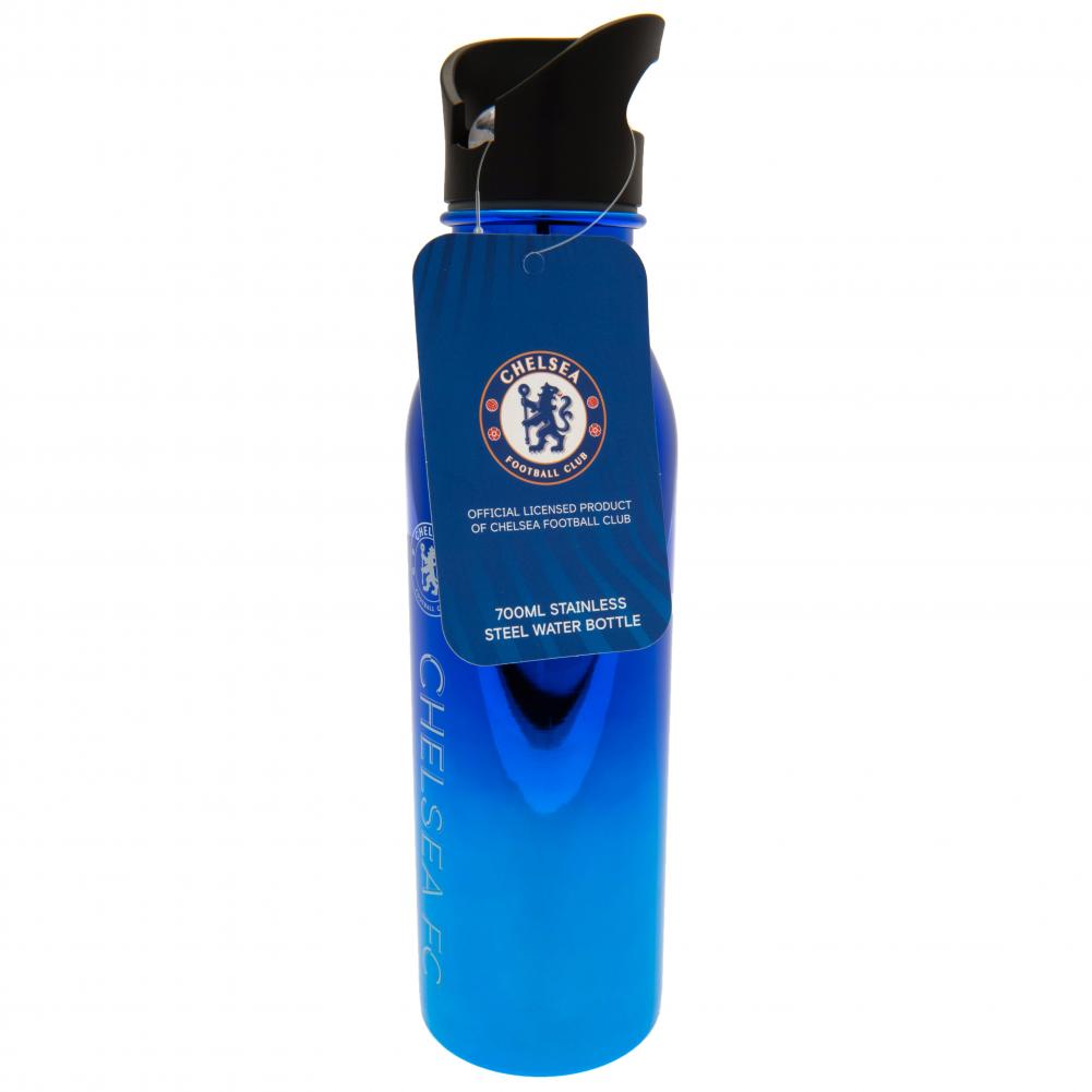 Chelsea FC UV Metallic Drinks Bottle: 3 - Water Bottles By Chelsea
