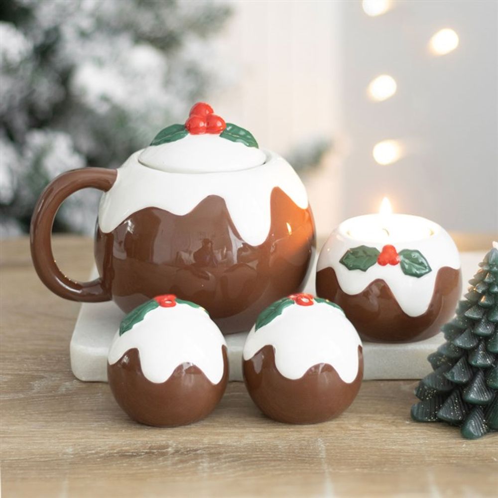 Christmas Pudding Shaped Mug: 6 - Mugs By Gift Moments