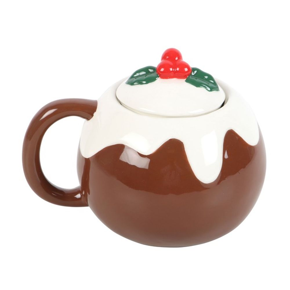 Christmas Pudding Shaped Mug: 2 - Mugs By Gift Moments