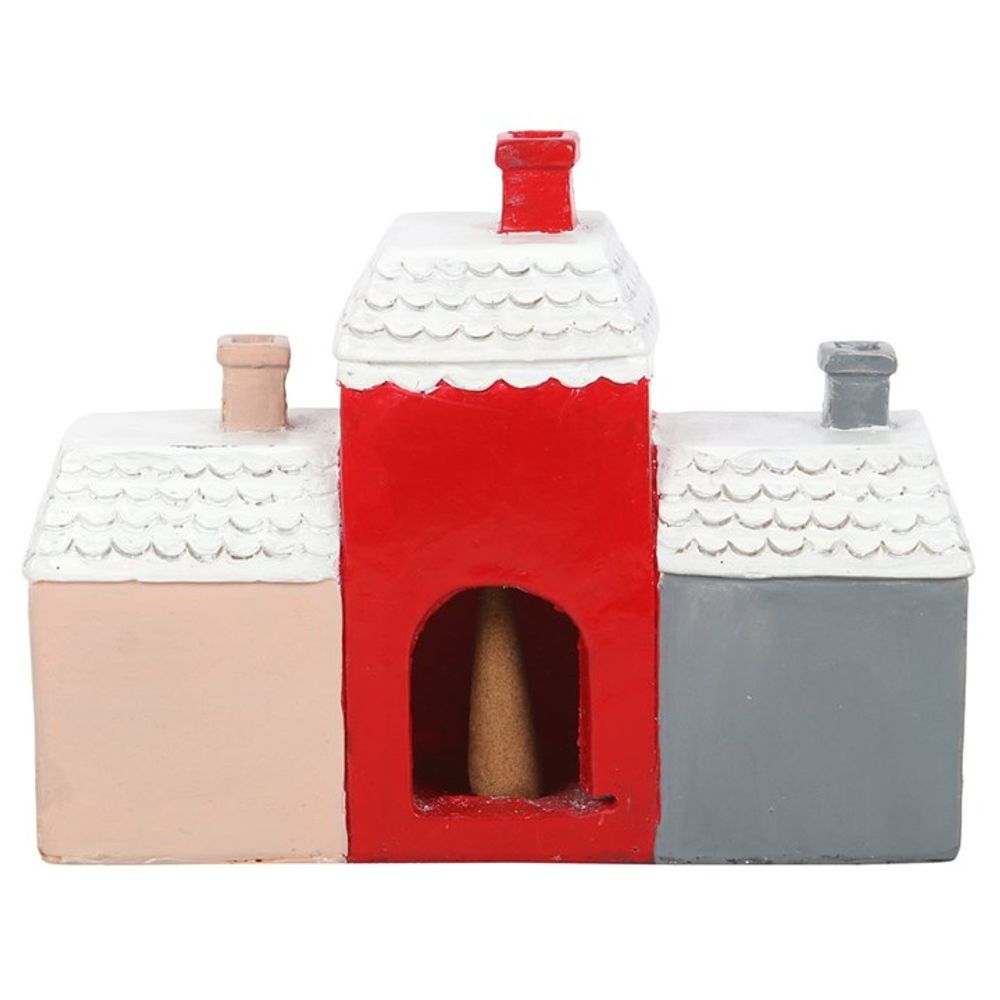 Christmas Village Incense Cone Holder: 3 - Incense Holders By Gift Moments