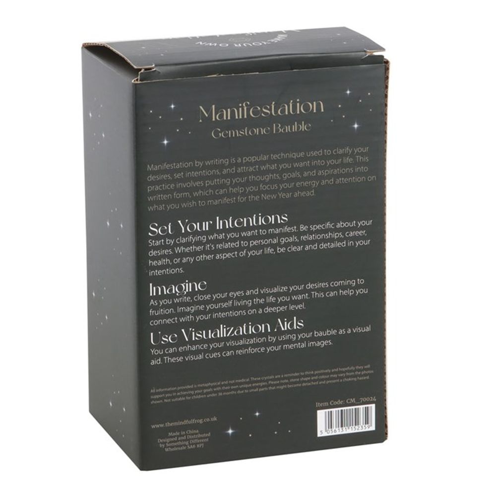 Citrine Manifestation Christmas Bauble Kit: 6 - By Gift Moments