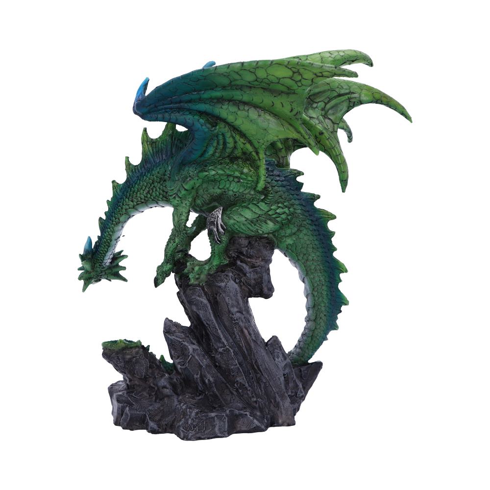 Clifftop Keeper Green Dragon Figurine 21cm: 4 - Figures & Collectables By Gift Moments