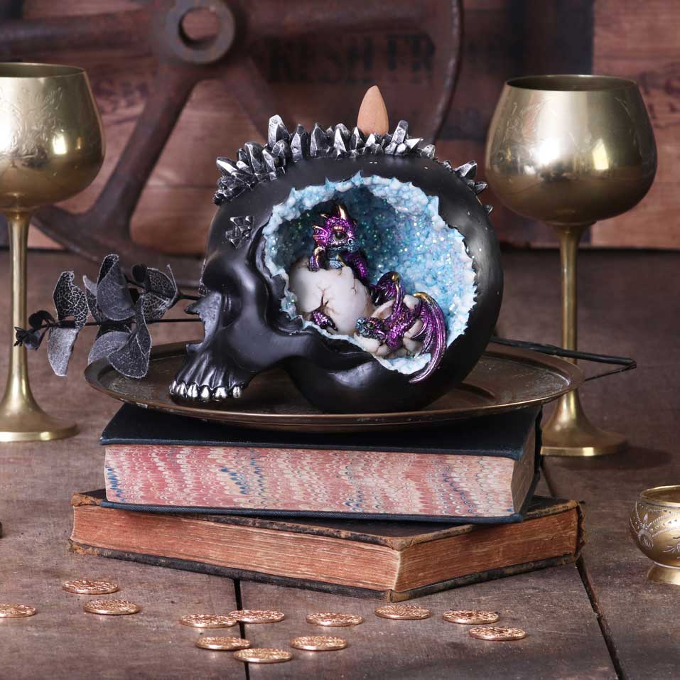 Crystal Hatchlings Backflow Incense Burner 14cm: 1 - Figures & Collectables By Gift Moments