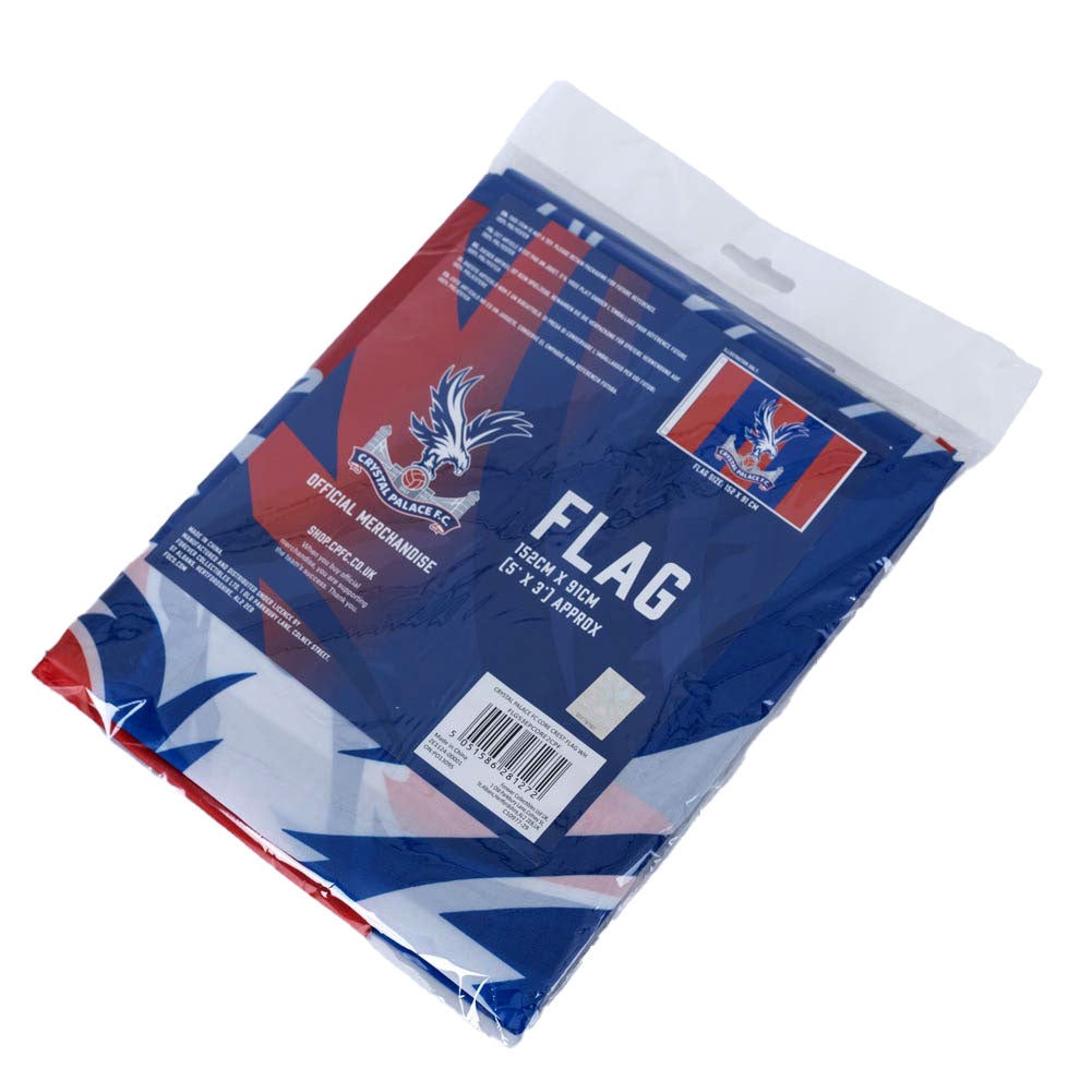 Crystal Palace FC Core Crest Flag - Shop Flags & Banners At Gift Moments - 3