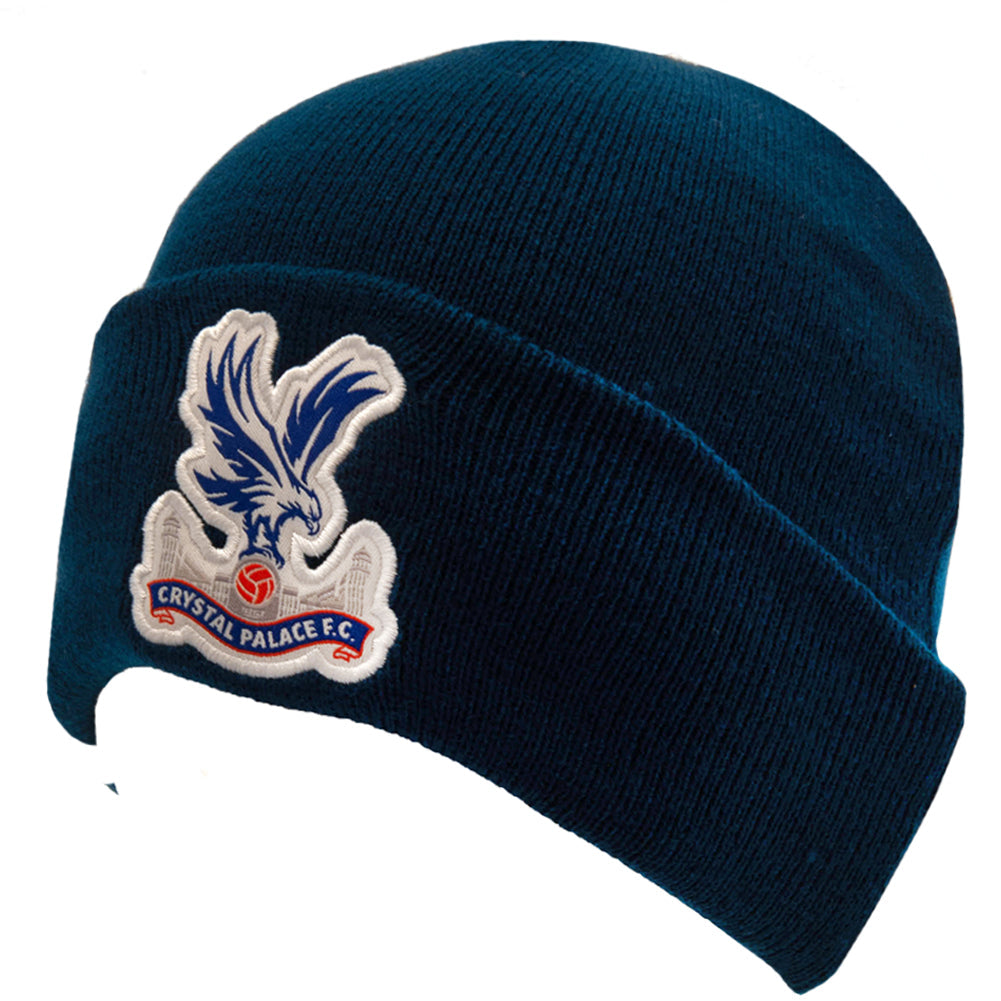 Crystal Palace FC Navy Cuff Beanie - Shop Caps & Hats At Gift Moments - 1