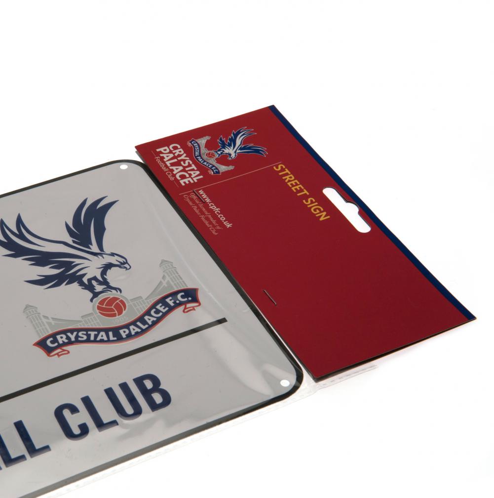 Crystal Palace FC White Street Sign - Shop Signs & Plaques At Gift Moments - 3